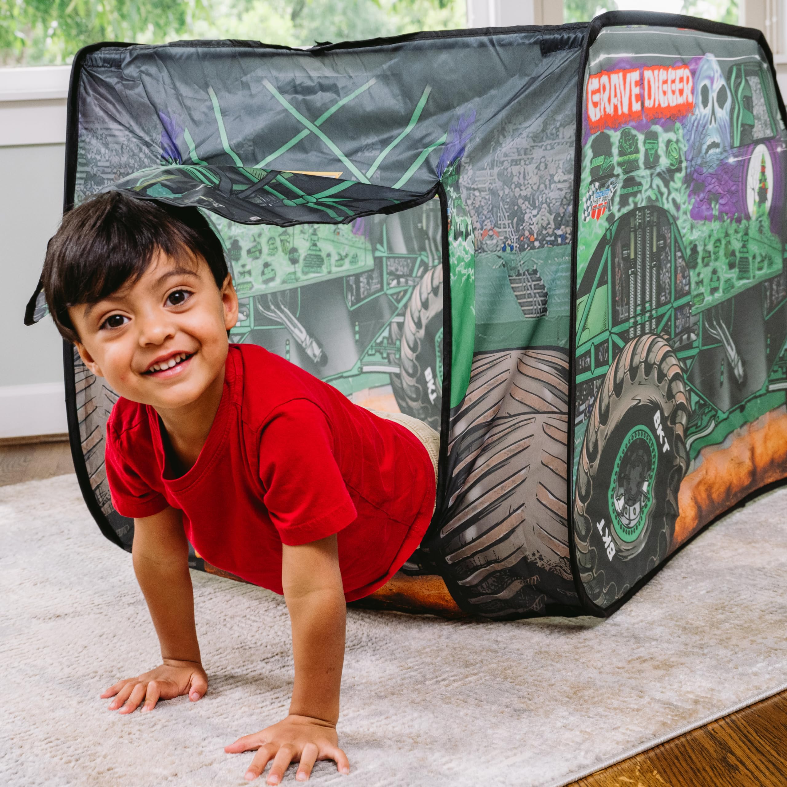 Foto 4 pulgar | Carpa Playhouse Sunny Days Monster Jam Grave Digger Kids - Venta Internacional.