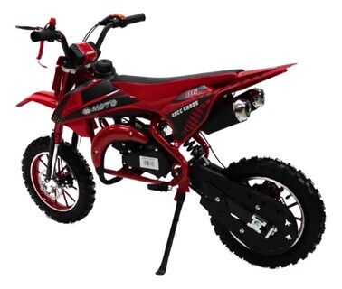 Foto 2 | Moto Cross Para Niños Starkids Skr1006 Gasolina Doble Escape Rojo