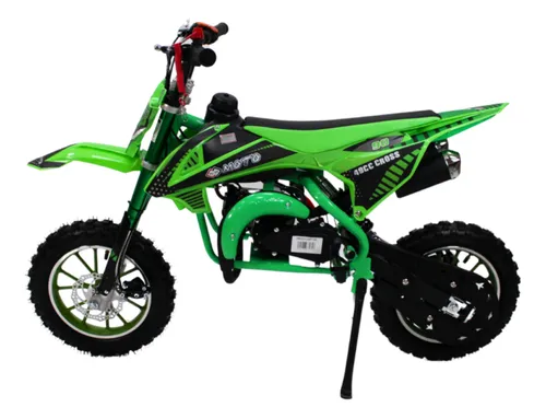 Foto 4 pulgar | Moto Cross Para Niños Starkids Skr1006 Gasolina Doble Escape Verde