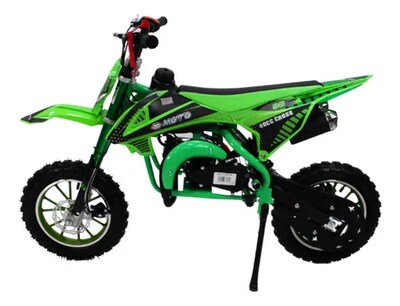Foto 3 | Moto Cross Para Niños Starkids Skr1006 Gasolina Doble Escape Verde