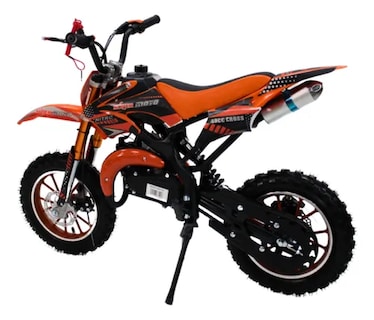 Foto 2 | Moto Cross Para Niño Skr1000 Starkids De Gasolina 2 Tiempos Naranja