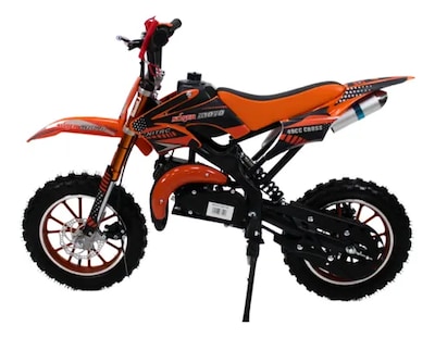 Foto 3 | Moto Cross Para Niño Skr1000 Starkids De Gasolina 2 Tiempos Naranja