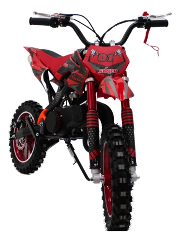 Foto 7 pulgar | Moto Cross Para Niño Skr1000 Starkids De Gasolina 2 Tiempos Rojo