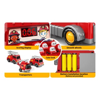 Foto 5 | Vehículp Bomberos Belug 4pz Rojo Negro