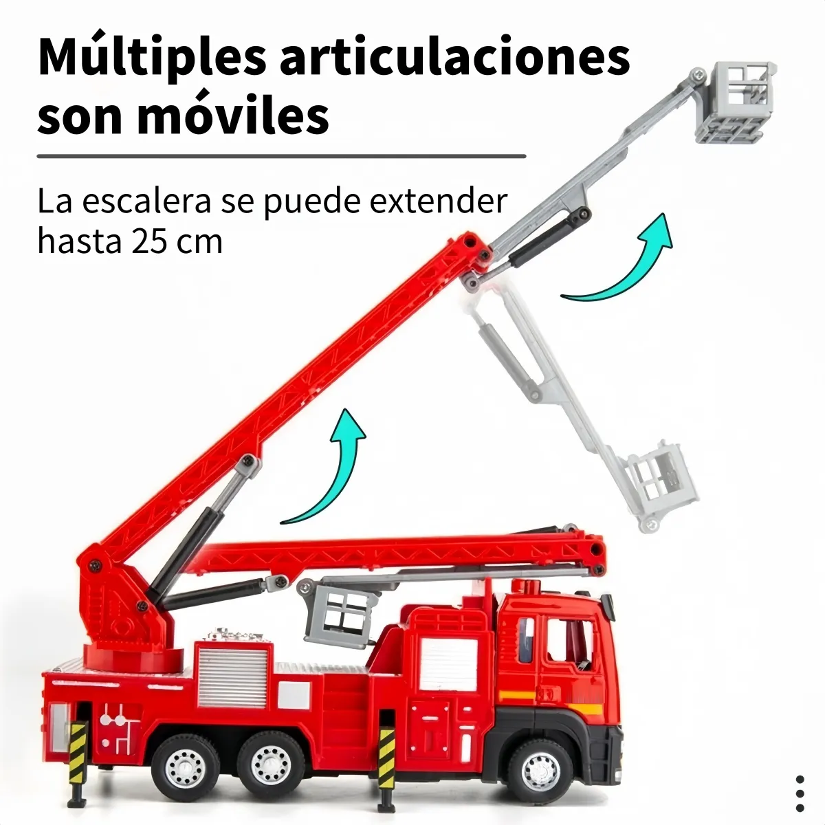 Foto 6 pulgar | Camion De Bomberos Belug 1pz Rojo