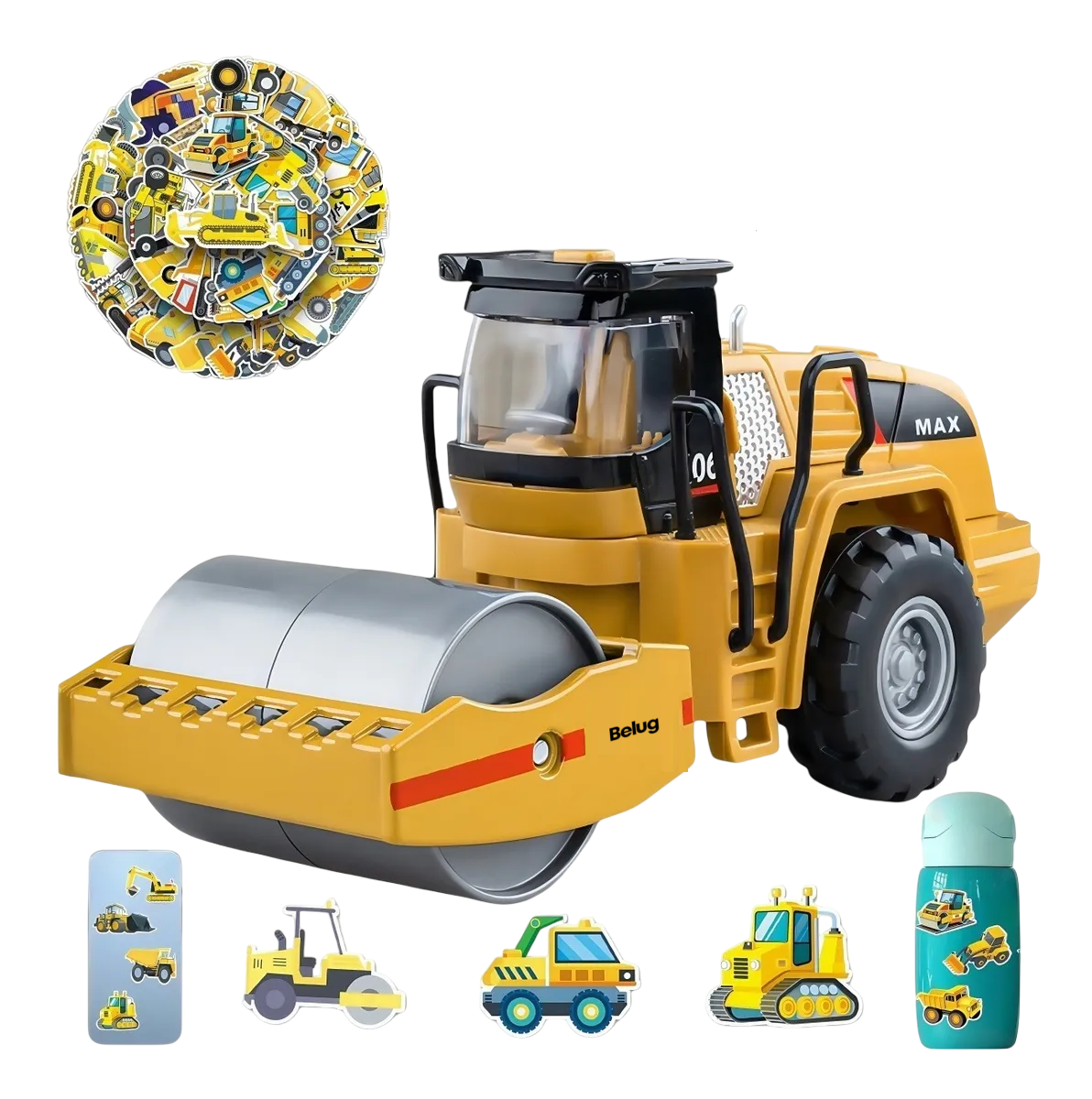 Foto 2 pulgar | Coche Belug Juguete 1pz Amarillo