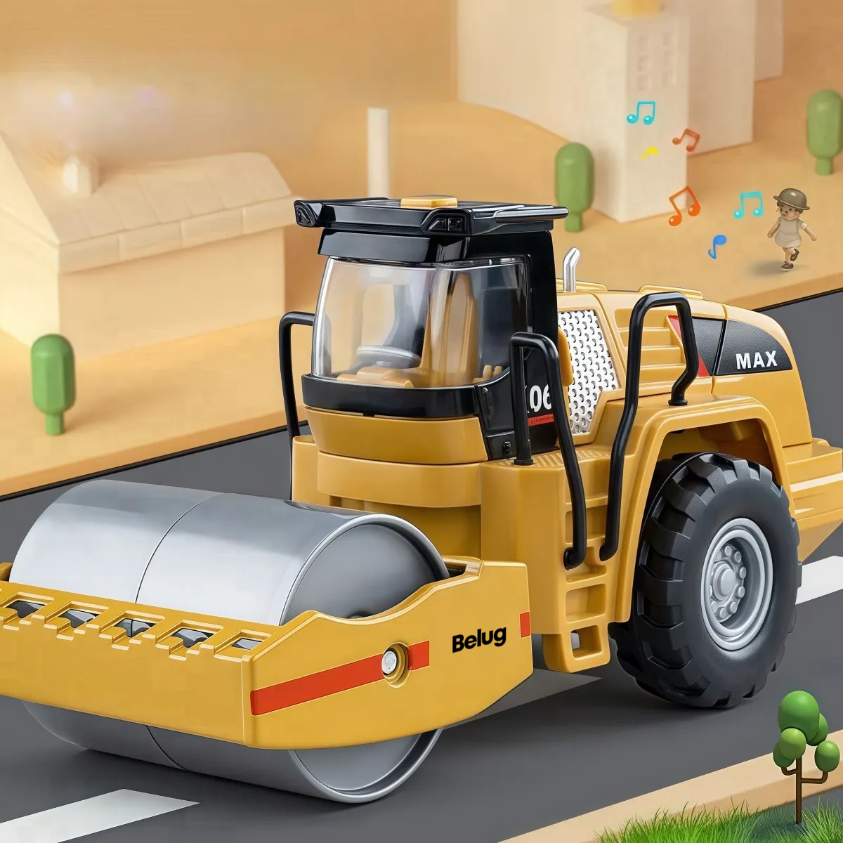 Foto 4 | Coche Belug Juguete 1pz Amarillo