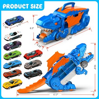 Foto 5 | Transporte Juguete Vehículo Belug 11pz Naranja Colores