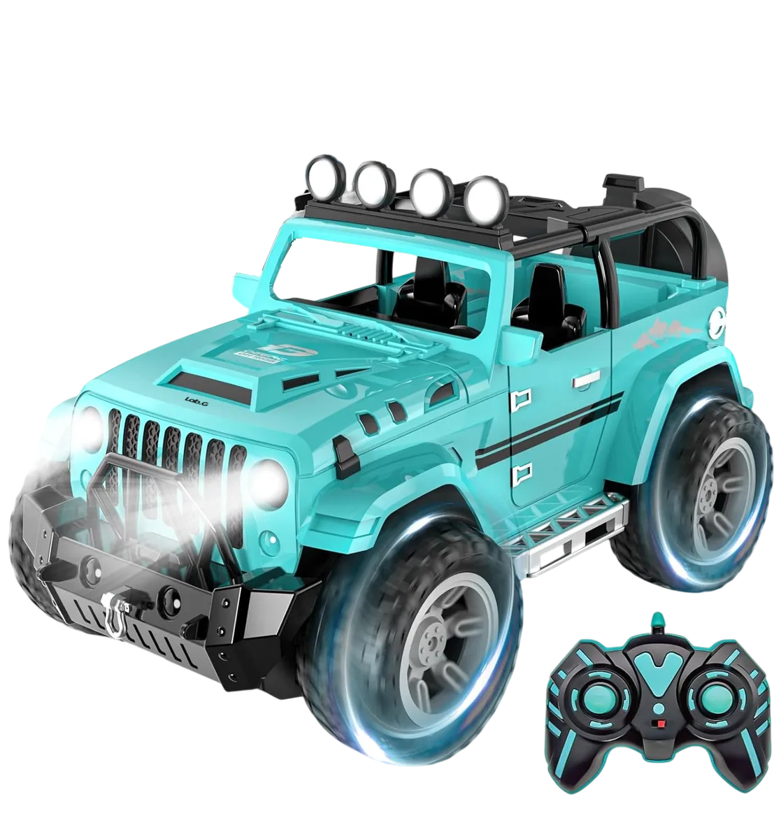 Foto 1 | Coche Jeep  Lab.g Juguetes De 2 4 Ghz Verde Claro