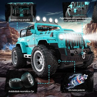 Foto 3 | Coche Jeep Lab.g Juguetes De 2 4 Ghz Verde Claro