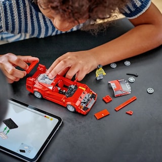 Foto 4 | Auto De Juguete Lab.g Construcción 318 Pz Rojo