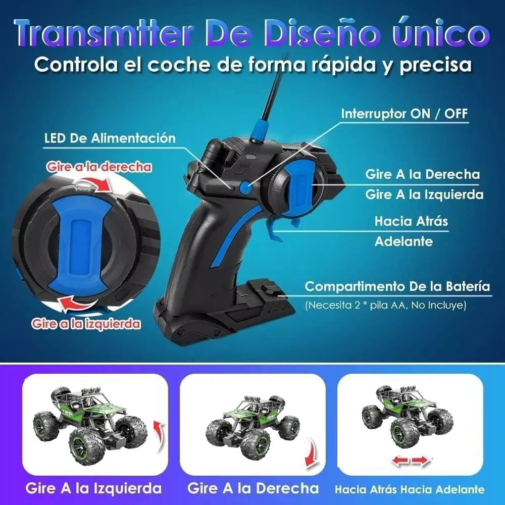 Foto 5 pulgar | Juguete Control Remoto Belug  7pz Verde