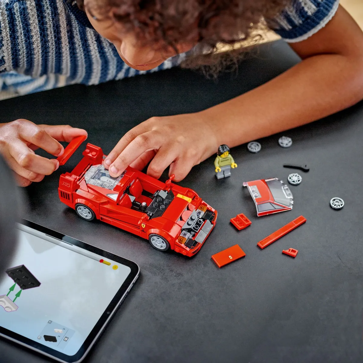 Foto 5 pulgar | Auto De Juguete Belug Construcción 318 Pz Rojo