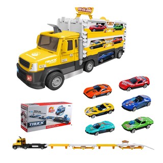 Foto 1 | Coches Juguete Belug Amarillo 7pz