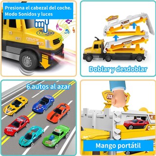 Foto 3 | Coches Juguete Belug Amarillo 7pz