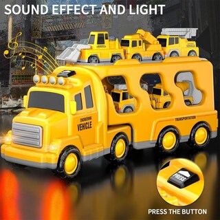 Foto 2 | Carros De Ingeniería Lab.g 7pz Amarillo