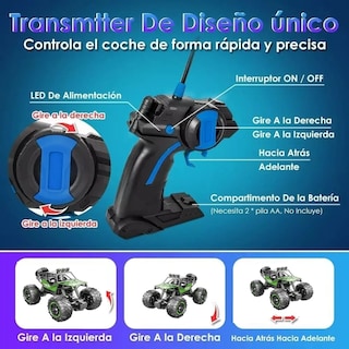 Foto 4 | Juguete Control Remoto Belug 7pz Verde