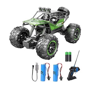 Foto 1 | Coche de Control Remoto Verde con Batería Recargables y Carga USB