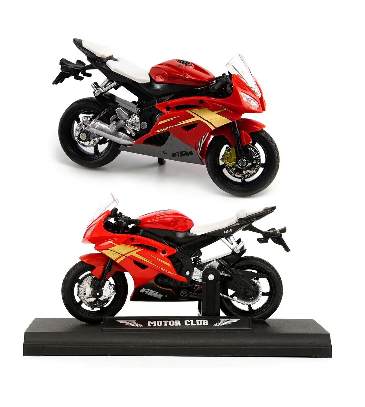 Foto 5 pulgar | Juguete De Moto Yamaha Rojo