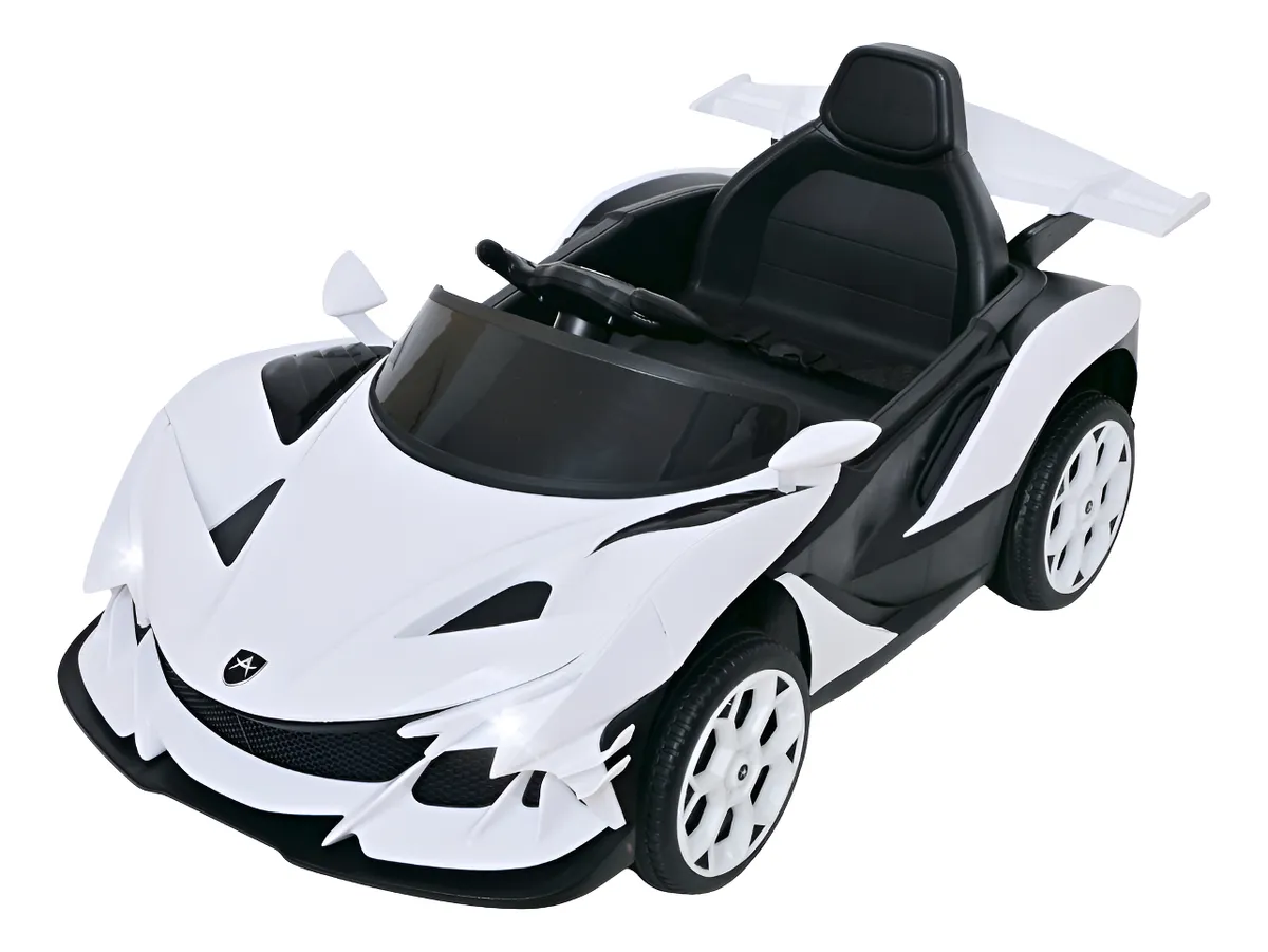 Foto 1 | Carro Montable Eléctrico De Niños Aeiou B011 Apollo Sonido Blanco