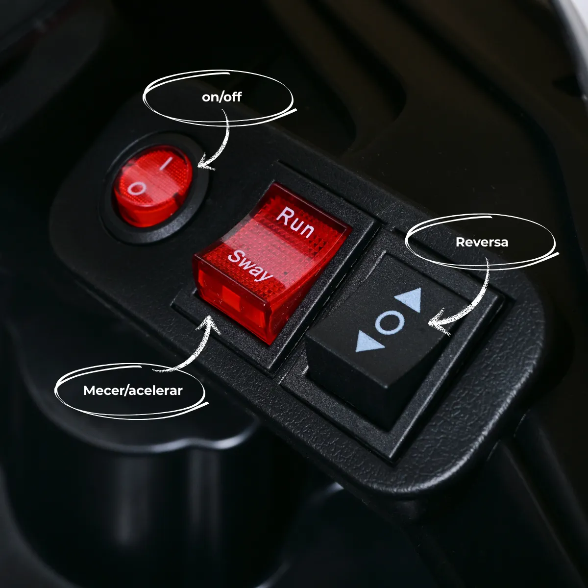 Foto 5 | Carro Montable Eléctrico De Niños Aeiou B011 Apollo Sonido Blanco