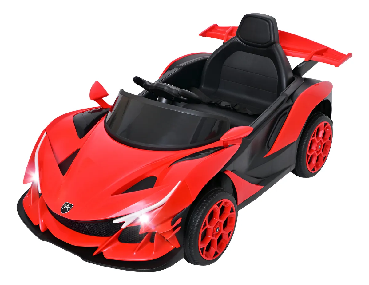 Foto 1 | Carro Montable Eléctrico De Niños Aeiou B011 Apollo Sonido Rojo