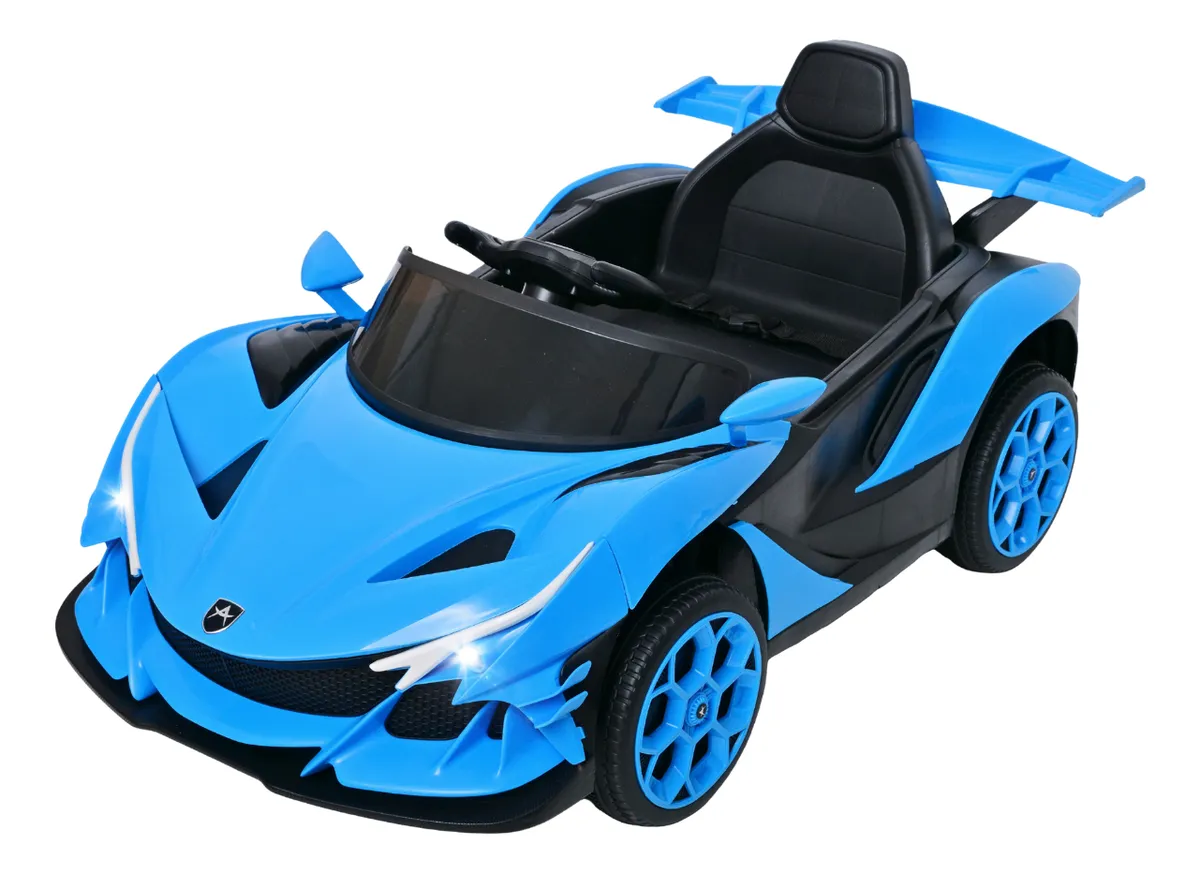Foto 2 pulgar | Carro Montable Eléctrico De Niños Aeiou B011 Apollo Sonido Azul