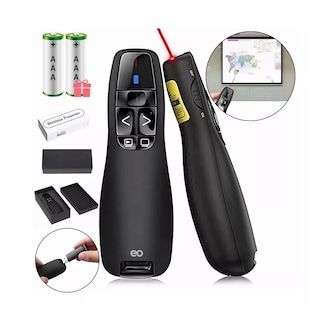 Foto 2 | Apuntador Presentador Láser Inalámbrico Remota Con Usb Eo Safe Imports Esi-8570-1 Negro