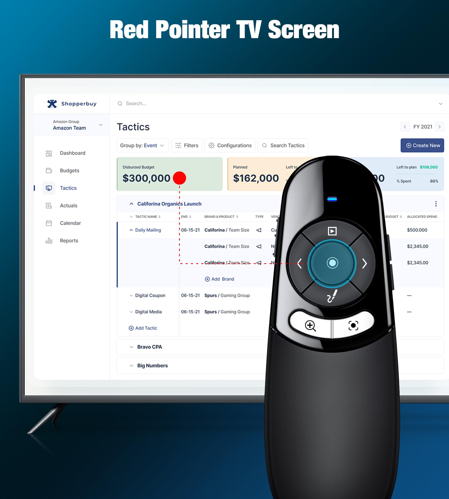 Foto 7 pulgar | Presentation Clicker Heylacoolx Con Lupa Para Pantalla De Tv - Venta Internacional.
