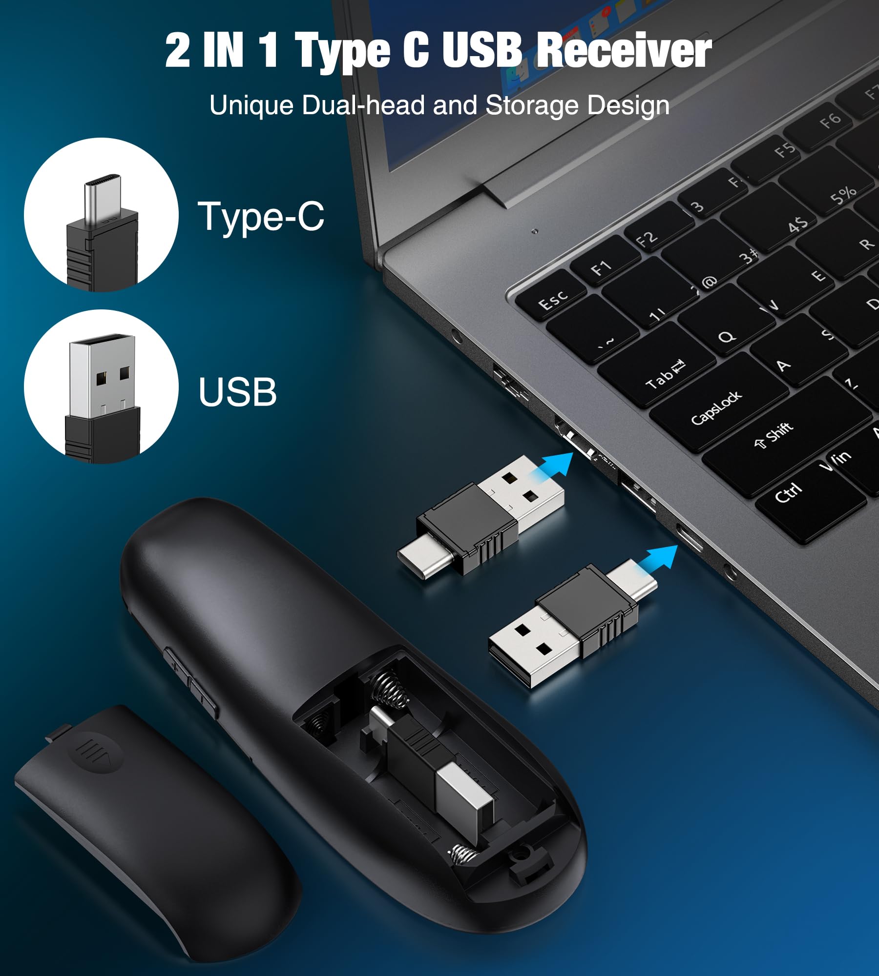 Foto 7 | Presentation Clicker Heylacoolx Con Lupa Para Pantalla De Tv - Venta Internacional.