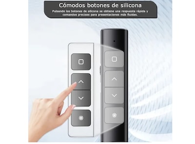 Foto 5 | Presentador Láser Recargable Xtellar Usb, Inalámbrico, Multifuncional Y Compacto - Negro
