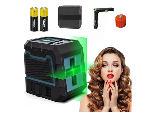 Xtellar Nivel Láser Profesional Portátil Verdes 2 Líneas - Precisión Y Comodidad Para Construcción Y Decoración