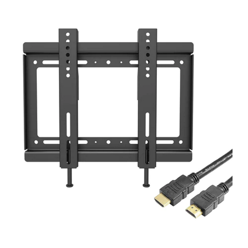 Foto 3 pulgar | Soporte de Pantalla Select Sound SOP-02 color Negro Fijo Pared 14''a 42'' Cable HDMI