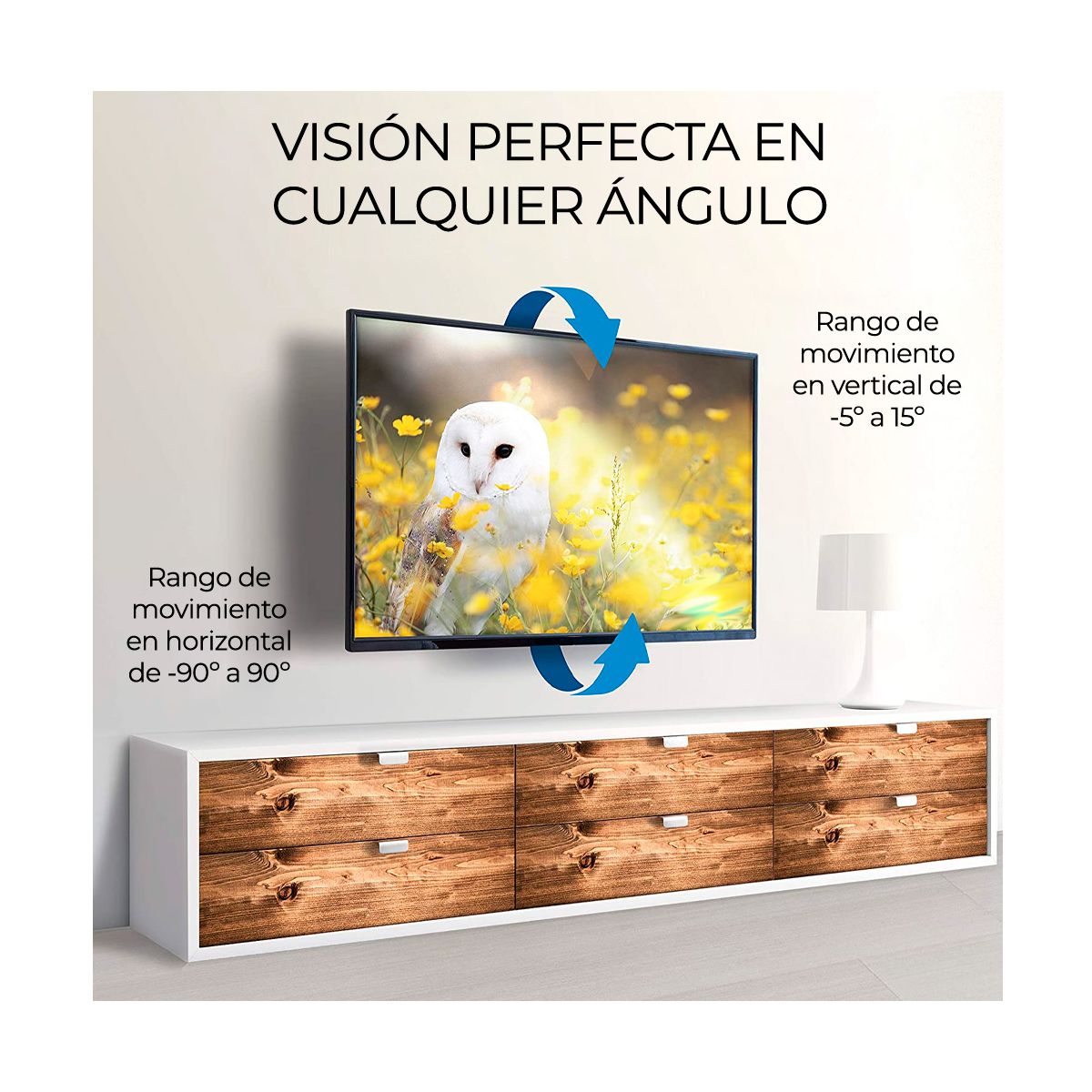 Foto 7 pulgar | Soporte Articulado de Pantalla Elegate Hold58 de 30 a 70" para Pared Negro