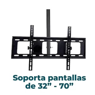 Foto 2 | Soporte para Televisor de Techo Elegate Negro para Pantalla de 32 a 70 Pulgadas Inclinable