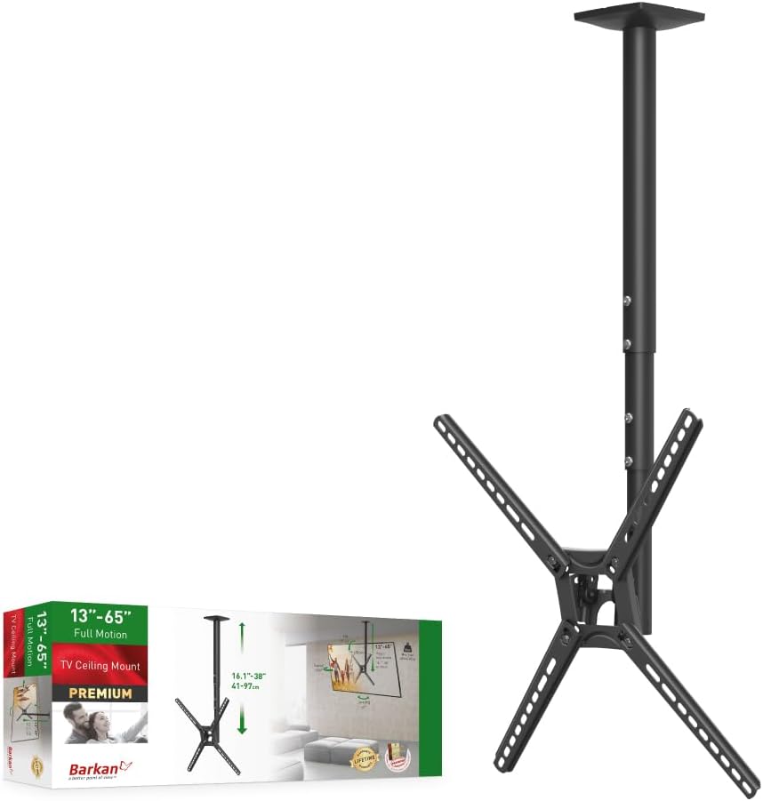 Soporte De Techo Para Tv 13'' A 65'' 40kg Barkan