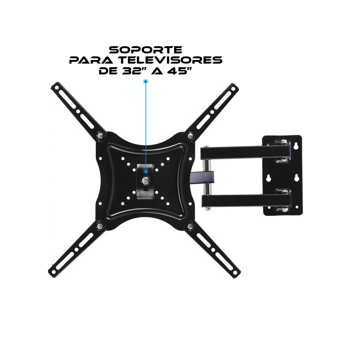 Foto 3 | Soporte De Pared Con Movimiento Para Tv Pantalla 32'' - 55''