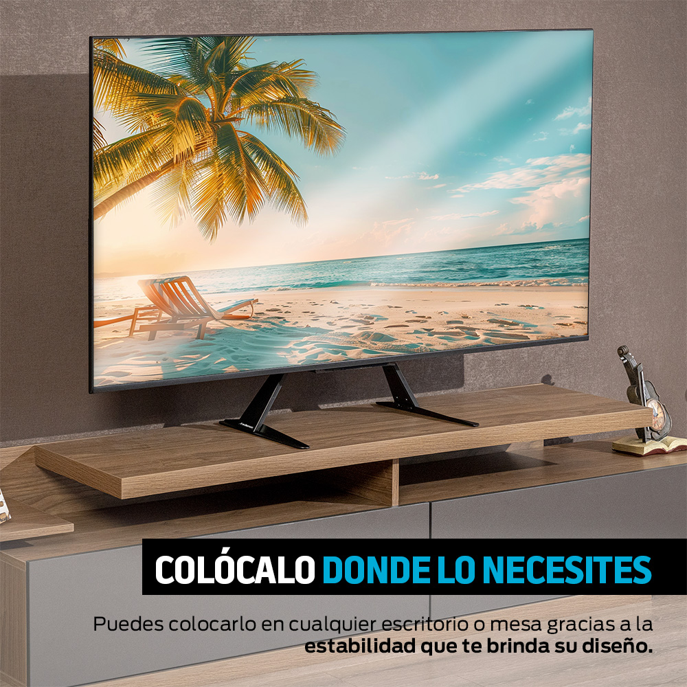 Foto 7 pulgar | Soporte Universal Patas para TV Redlemon Pantallas de 23 a 75 Pulgadas Negro