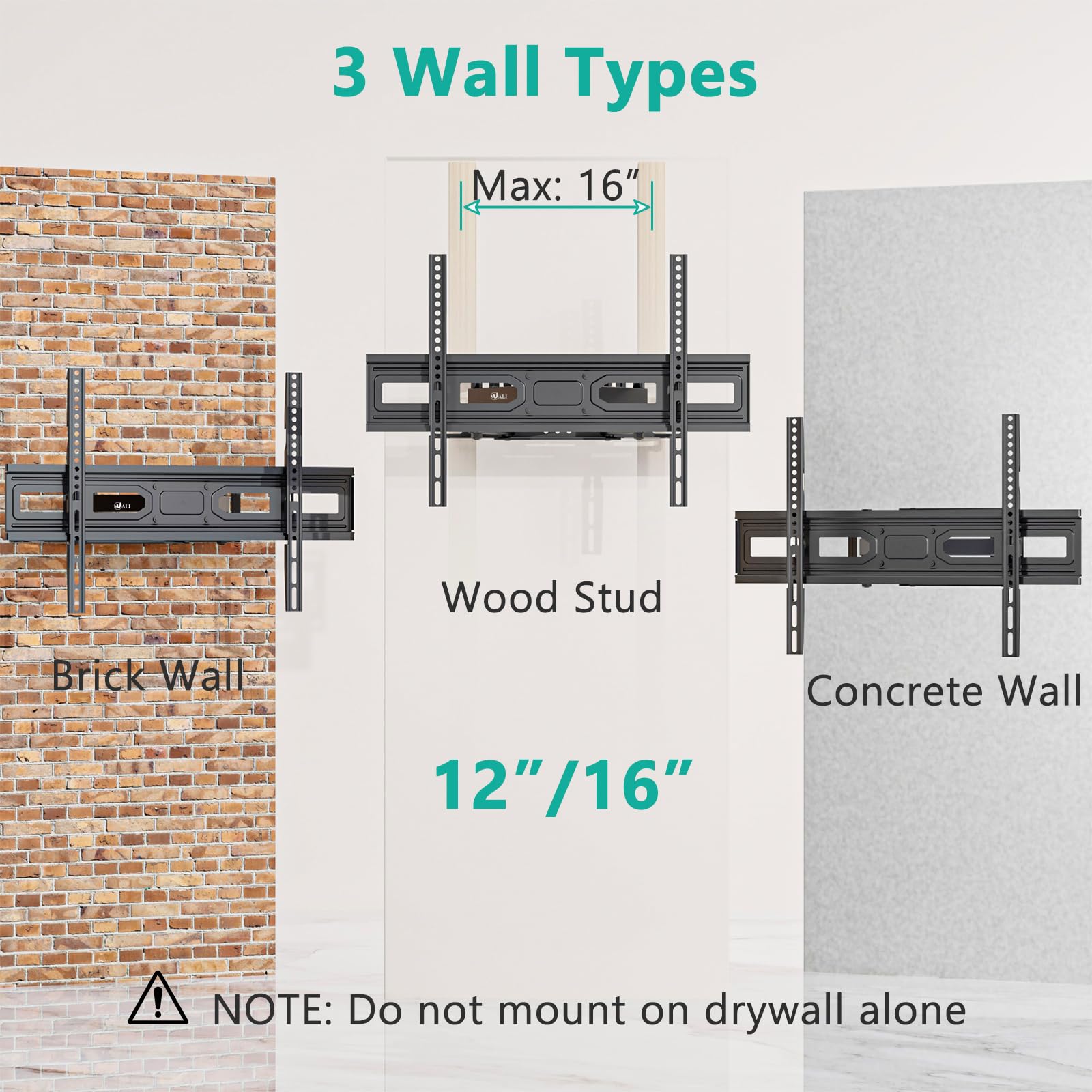 Foto 8 pulgar | Soporte De Pared Para Tv Wali Ftm-3 Full Motion 32-80 Pulgadas, 40 X 40 Cm, 40 Kg - Venta Internacional.