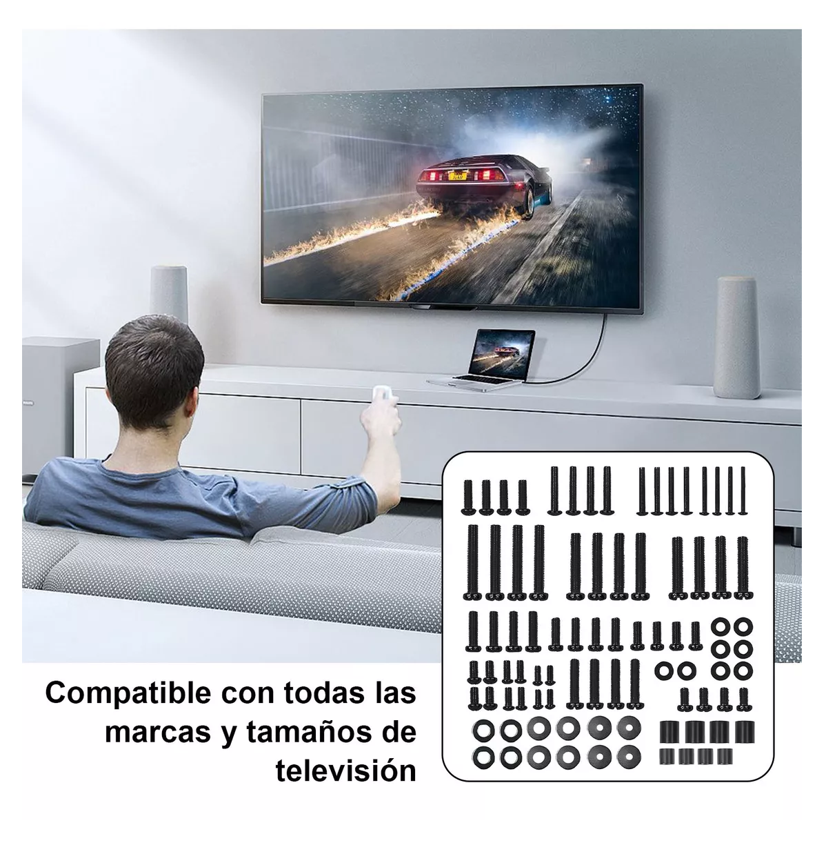 Foto 4 pulgar | Kit de Soportes Lab.G para Tv