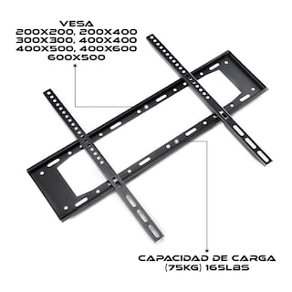 Foto 4 | Soporte Fijo De Pared Para Pantalla Tv Monitor 42'' A 80''