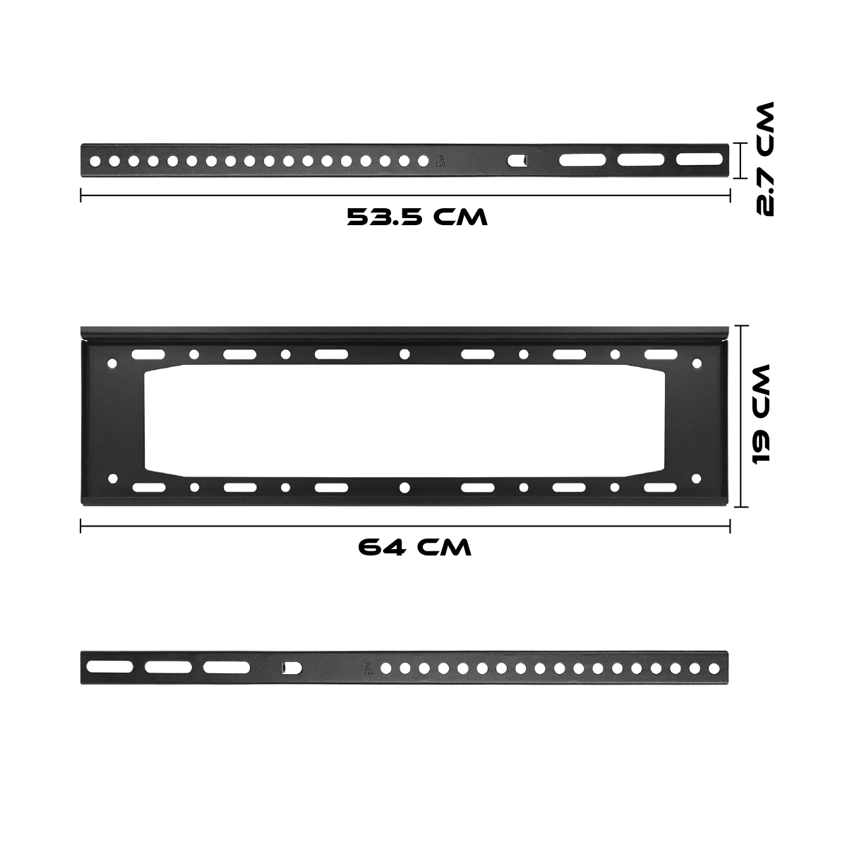Foto 6 pulgar | Soporte Fijo De Pared Para Pantalla Tv Monitor 42'' A 80''
