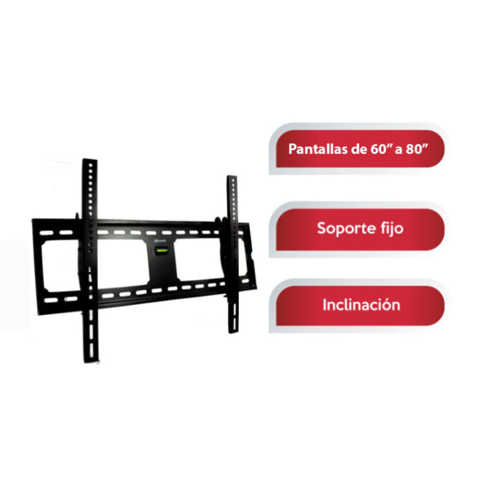 Foto 4 pulgar | Soporte Fijo para Pantallas de 32'' a 80'' con Inclinación de 15° - HO-FREE-COMBO2