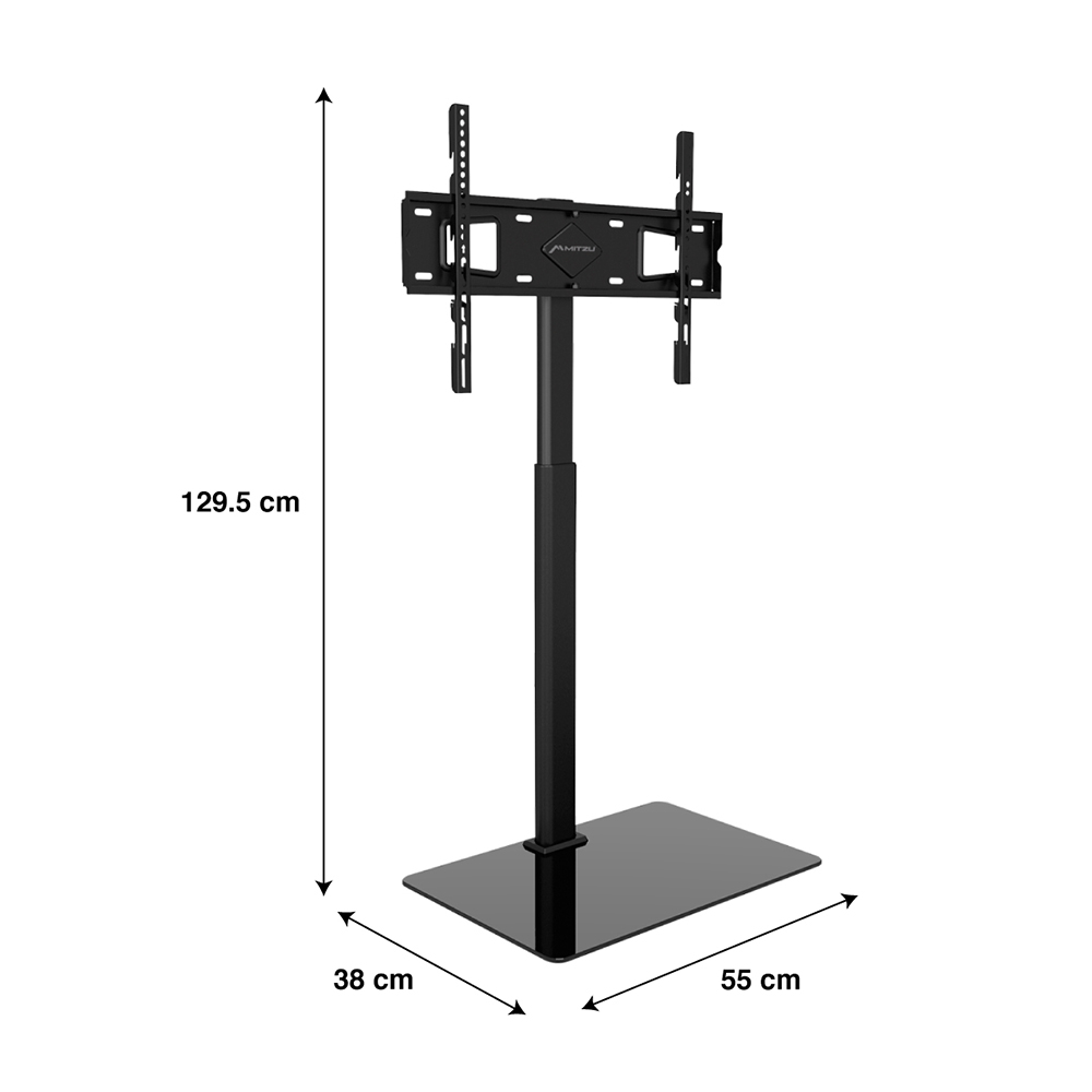 Foto 4 | Soporte Mitzu de Piso para Pantallas de 32'' A 70'' Base De Cristal Templado Lcd-3074