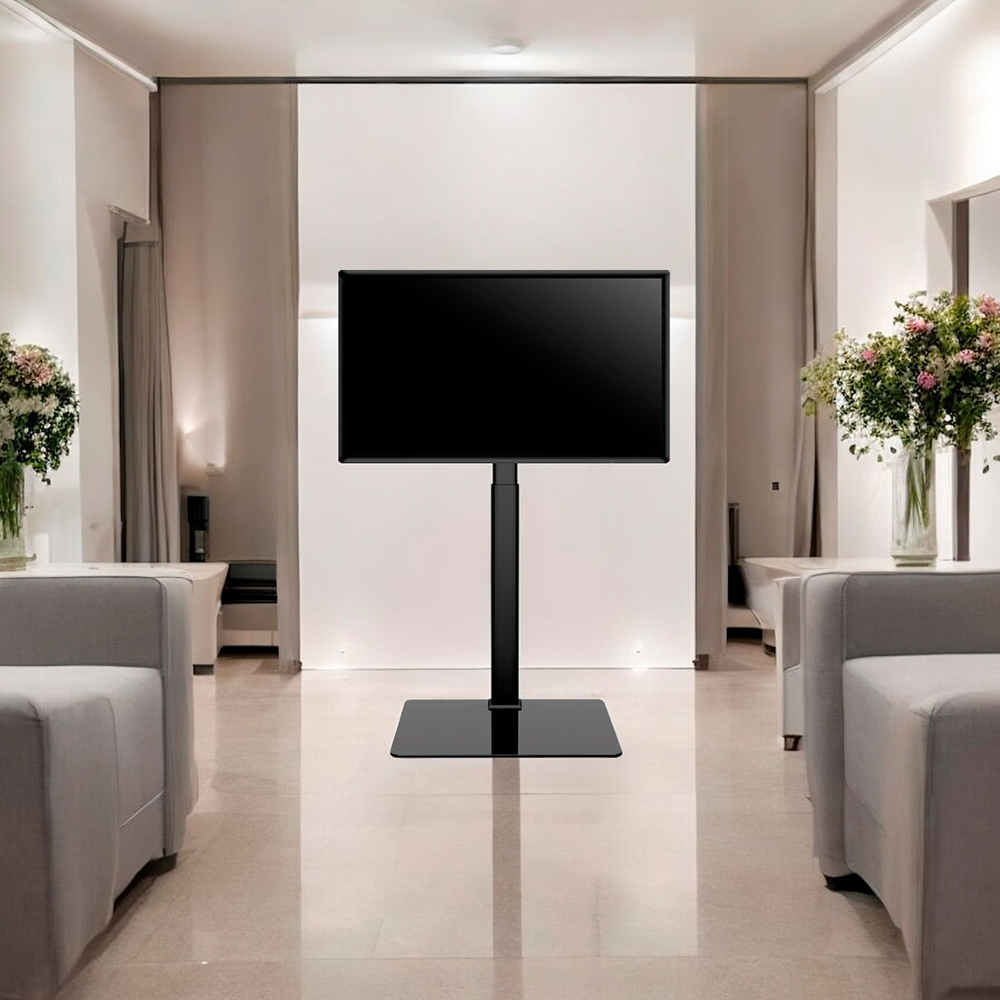 Foto 6 pulgar | Soporte Mitzu de Piso para Pantallas de 32'' A 70'' Base De Cristal Templado Lcd-3074