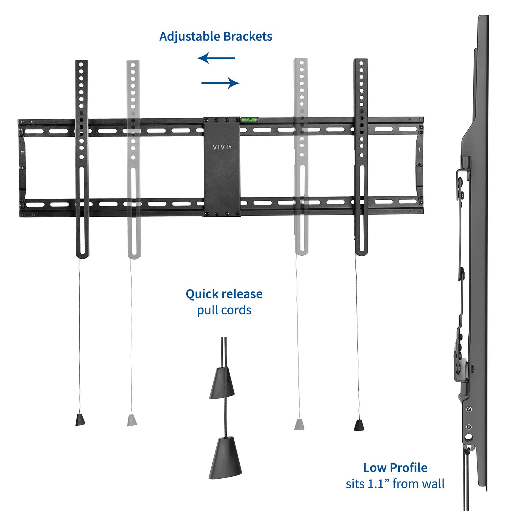 Foto 4 pulgar | Soporte De Pared Vivo Ultra Heavy Duty Para Pantallas De 43 A 90 Pulgadas - Venta Internacional.
