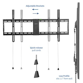 Foto 3 | Soporte De Pared Vivo Ultra Heavy Duty Para Pantallas De 43 A 90 Pulgadas - Venta Internacional.