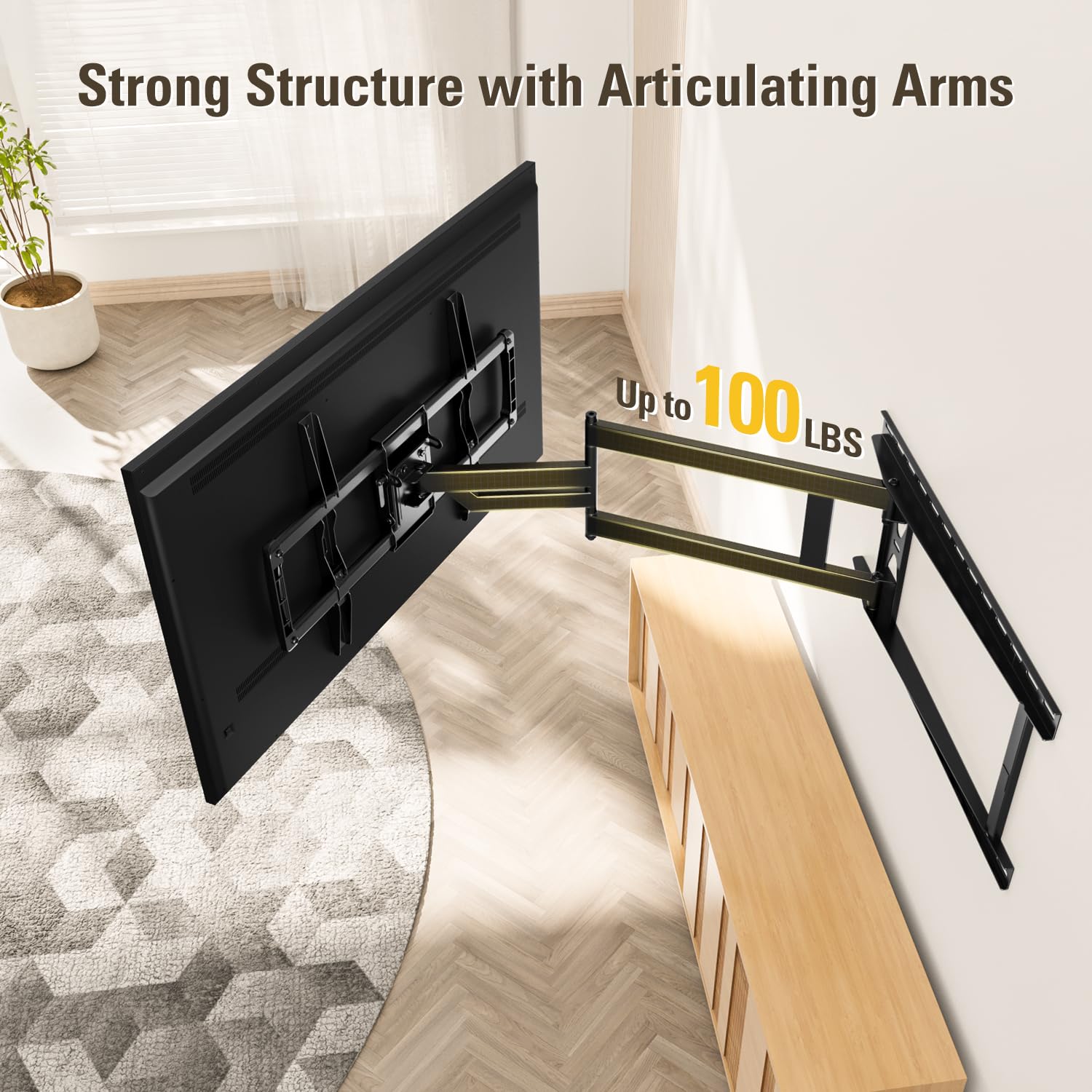 Foto 3 pulgar | Soporte De Pared Dream Long Arm Para Tv De 37 A 75 Pulgadas - Venta Internacional.