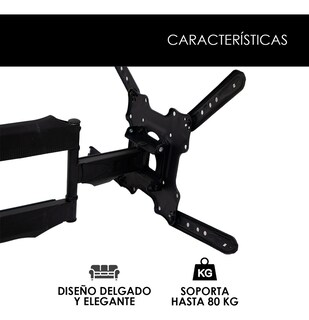 Foto 5 | Jauz Soporte Para Tv 32 A 55 Pulgadas Giratorio Inclinable