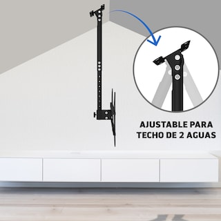Foto 5 | Soporte De Techo Para Pantallas De 42 A 80'' Con Inclinación Ho-roof42-80